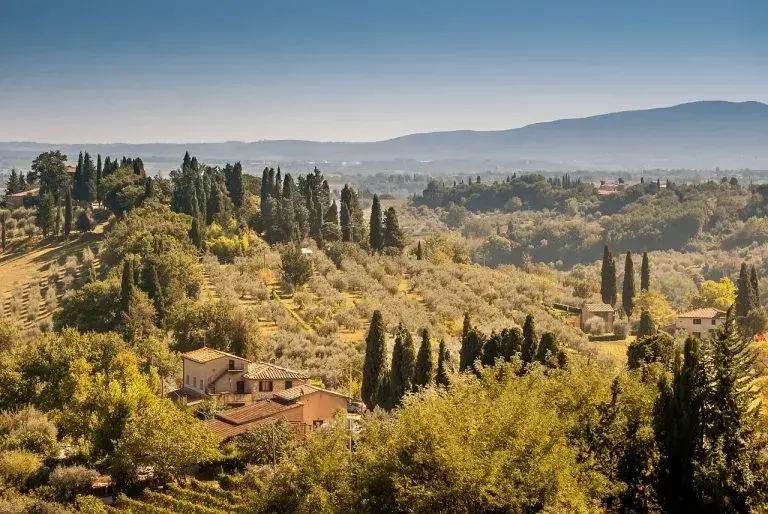 Tuscany; Suasana Pedesaan Italy